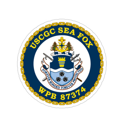 USCGC Sea Fox WPB 87374 v2 (U.S. Coast Guard) STICKER Vinyl Die-Cut Decal-2 Inch-The Sticker Space