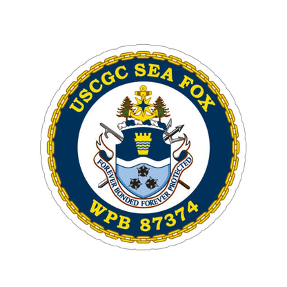 USCGC Sea Fox WPB 87374 v2 (U.S. Coast Guard) STICKER Vinyl Die-Cut Decal-6 Inch-The Sticker Space