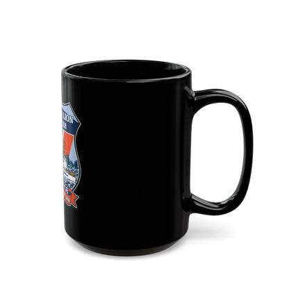USCGC Sea Lions WPB 87352 (U.S. Coast Guard) Black Coffee Mug-The Sticker Space