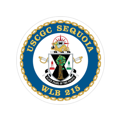 USCGC Sequoia WLB 215 (U.S. Coast Guard) Transparent STICKER Die-Cut Vinyl Decal-6 Inch-The Sticker Space