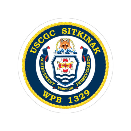 USCGC Sitkinak WPB 1329 (U.S. Coast Guard) Transparent STICKER Die-Cut Vinyl Decal-5 Inch-The Sticker Space