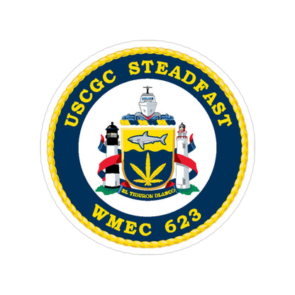 USCGC Steadfast WMEC 623 (U.S. Coast Guard) Transparent STICKER Die-Cut Vinyl Decal-3 Inch-The Sticker Space