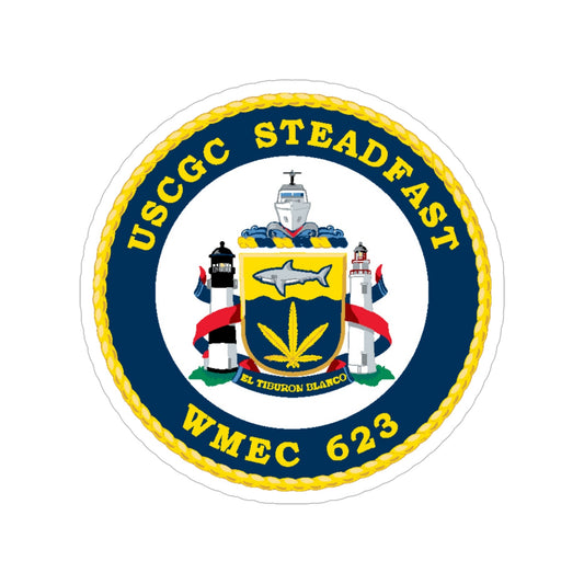 USCGC Steadfast WMEC 623 (U.S. Coast Guard) Transparent STICKER Die-Cut Vinyl Decal-6 Inch-The Sticker Space