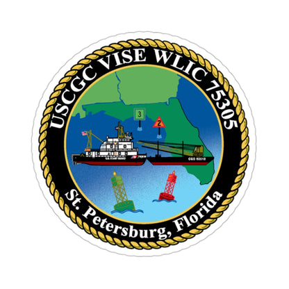 USCGC VISE WLIC 75305 (U.S. Coast Guard) STICKER Vinyl Die-Cut Decal-2 Inch-The Sticker Space