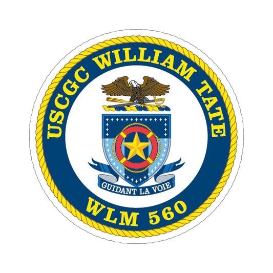 USCGC William Tate WLM 560 (U.S. Coast Guard) STICKER Vinyl Die-Cut Decal-6 Inch-The Sticker Space