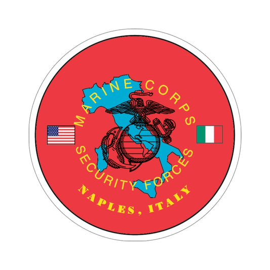 USMC Sec Forces Naples (USMC) STICKER Vinyl Die-Cut Decal-6 Inch-The Sticker Space