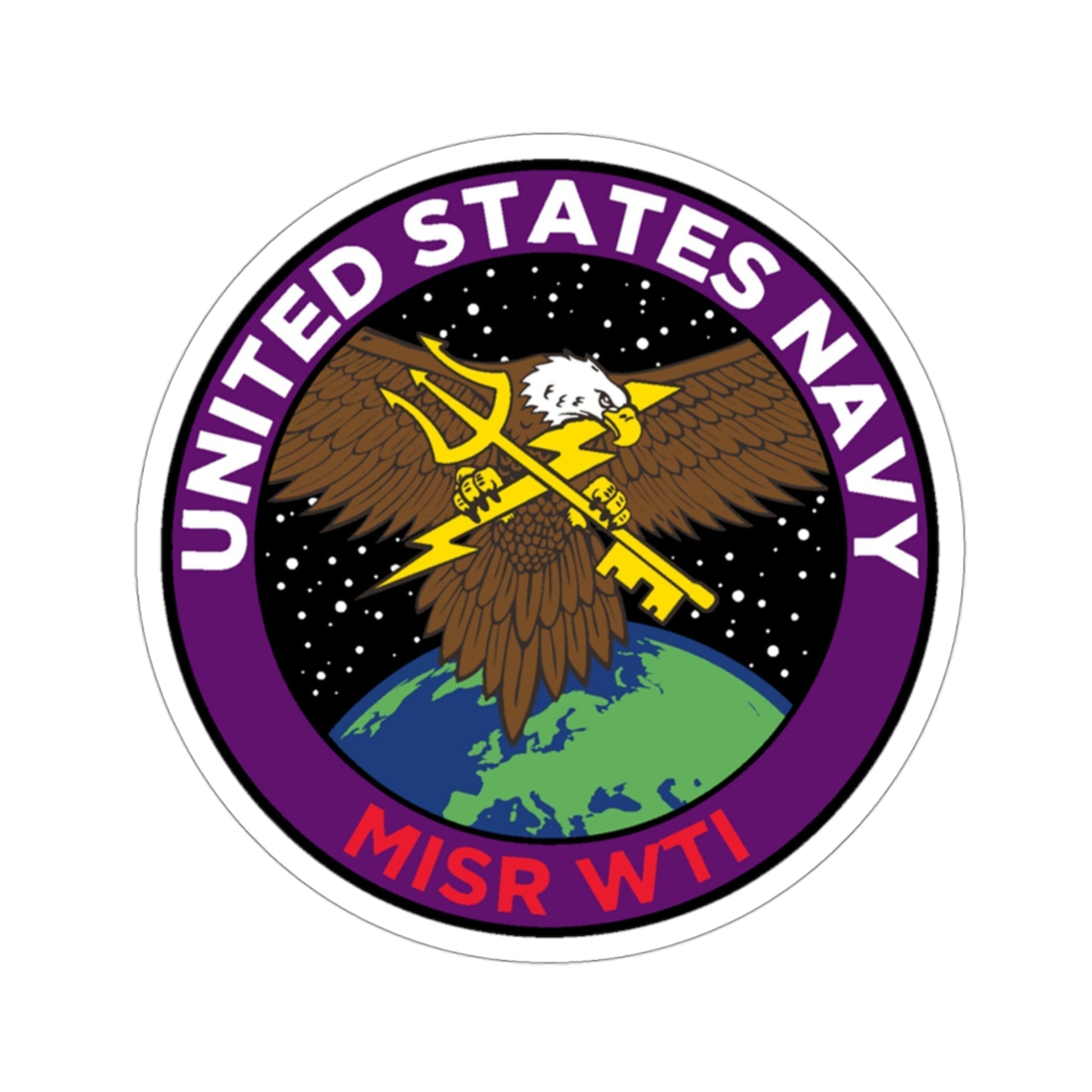 USN MISR WTI (U.S. Navy) STICKER Vinyl Die-Cut Decal-3 Inch-The Sticker Space