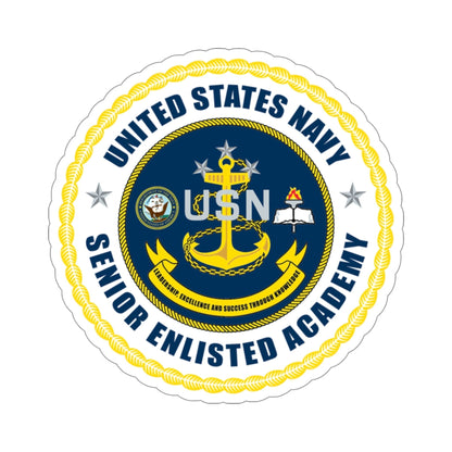 USN Senior Enlisted Academy NEW (U.S. Navy) STICKER Vinyl Die-Cut Decal-5 Inch-The Sticker Space