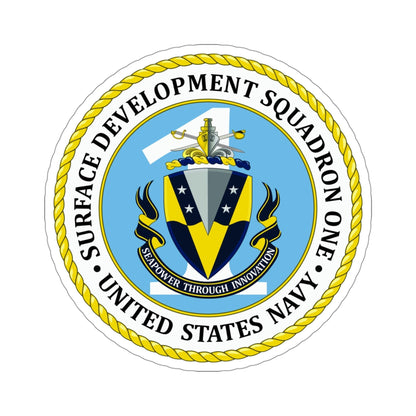USN Surface Development Squadron One (U.S. Navy) STICKER Vinyl Die-Cut Decal-4 Inch-The Sticker Space