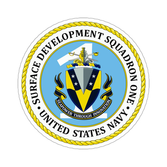 USN Surface Development Squadron One (U.S. Navy) STICKER Vinyl Die-Cut Decal-6 Inch-The Sticker Space