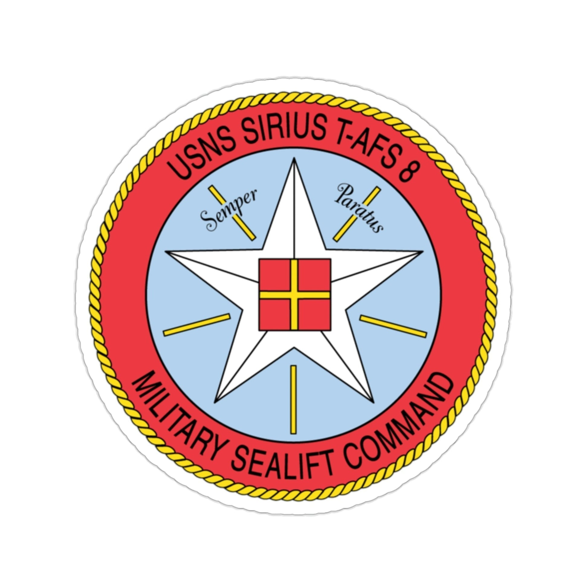 USNS Sirius T Afs 8 Military Sealift Command (U.S. Navy) STICKER Vinyl Die-Cut Decal-2 Inch-The Sticker Space