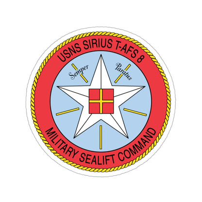 USNS Sirius T Afs 8 Military Sealift Command (U.S. Navy) STICKER Vinyl Die-Cut Decal-3 Inch-The Sticker Space
