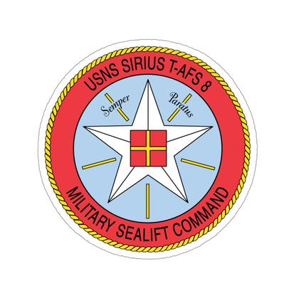USNS Sirius T Afs 8 Military Sealift Command (U.S. Navy) STICKER Vinyl Die-Cut Decal-4 Inch-The Sticker Space