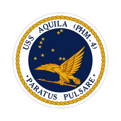 USS Aquila PHM 4 (U.S. Navy) STICKER Vinyl Die-Cut Decal-2 Inch-The Sticker Space