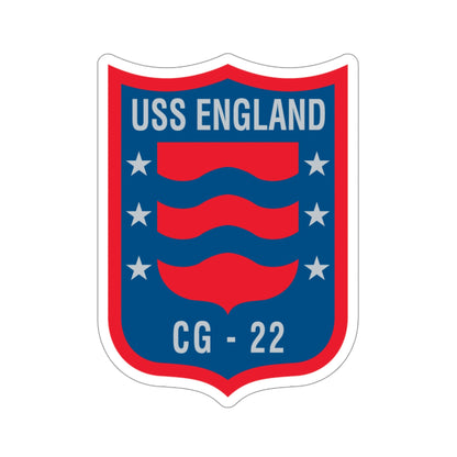 USS England CG 22 (U.S. Navy) STICKER Vinyl Die-Cut Decal-4 Inch-The Sticker Space