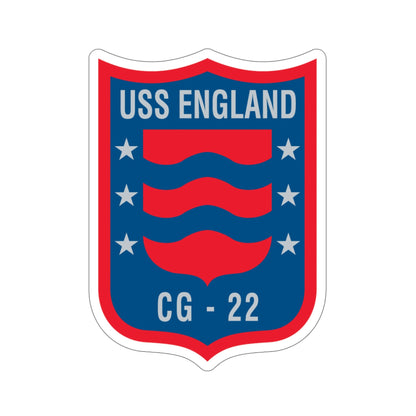 USS England CG 22 (U.S. Navy) STICKER Vinyl Die-Cut Decal-6 Inch-The Sticker Space