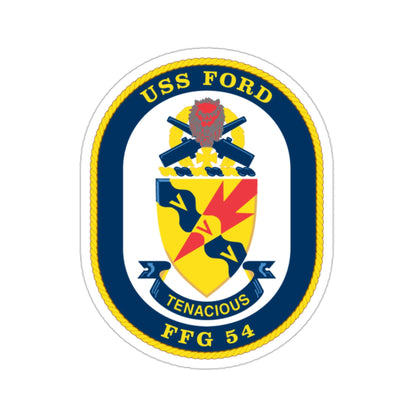 USS Ford FFG 54 (U.S. Navy) STICKER Vinyl Die-Cut Decal-2 Inch-The Sticker Space