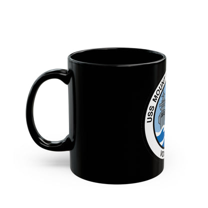 USS Mount Whitney LCC 20 Vox Maris (U.S. Navy) Black Coffee Mug-The Sticker Space