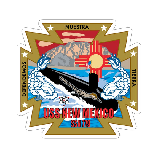 USS New Mexico (U.S. Navy) STICKER Vinyl Die-Cut Decal-6 Inch-The Sticker Space