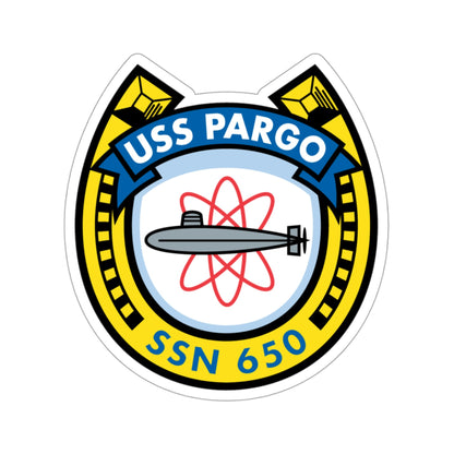 USS Pargo SSN 650 (U.S. Navy) STICKER Vinyl Die-Cut Decal-3 Inch-The Sticker Space