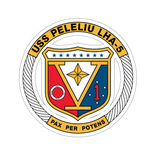 USS Peleliu LHA 5 (U.S. Navy) STICKER Vinyl Die-Cut Decal-6 Inch-The Sticker Space