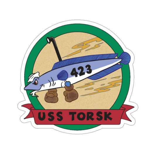 USS TORSK SS 423 (U.S. Navy) STICKER Vinyl Die-Cut Decal-6 Inch-The Sticker Space