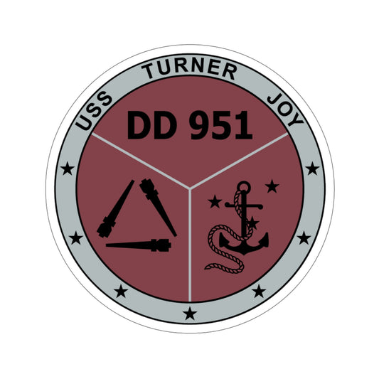 USS Turner Joy DD951 (U.S. Navy) STICKER Vinyl Die-Cut Decal-6 Inch-The Sticker Space