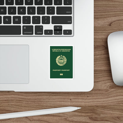 Uzbek Passport STICKER Vinyl Die-Cut Decal-The Sticker Space