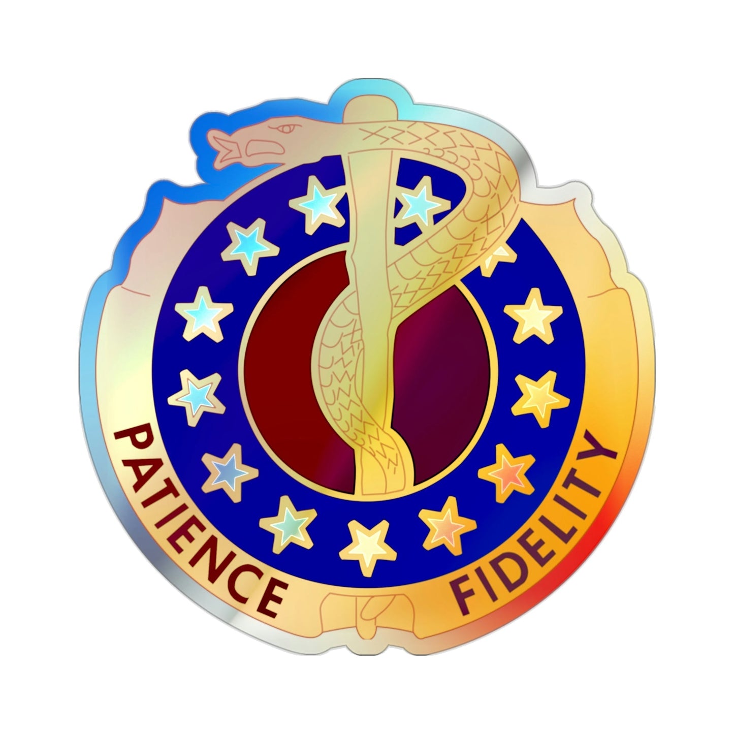 Valley Forge General Hospital (U.S. Army) Holographic STICKER Die-Cut Vinyl Decal-2 Inch-The Sticker Space