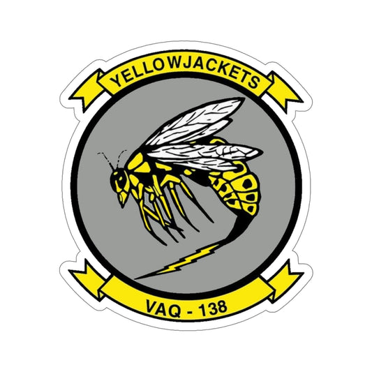 VAQ 138 Electronic Attack Squadron 138 (U.S. Navy) STICKER Vinyl Die-Cut Decal-6 Inch-The Sticker Space