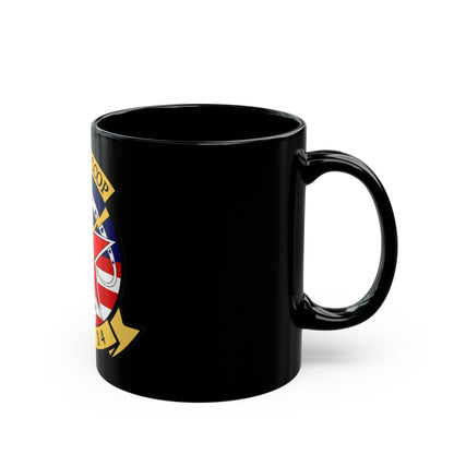 VAQ 34 Tactical Electronic Warfare Squadron 34 (U.S. Navy) Black Coffee Mug-The Sticker Space