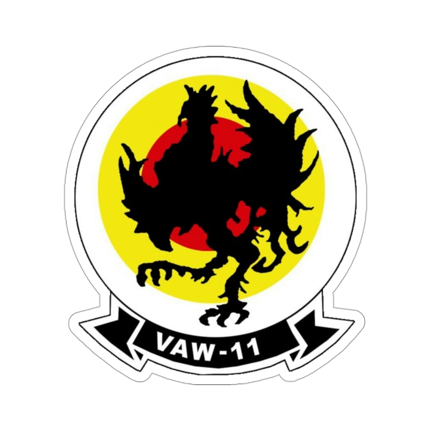 VAW 11 Carrier Airborne Early Warning Squadron 11 (U.S. Navy) STICKER Vinyl Die-Cut Decal-3 Inch-The Sticker Space