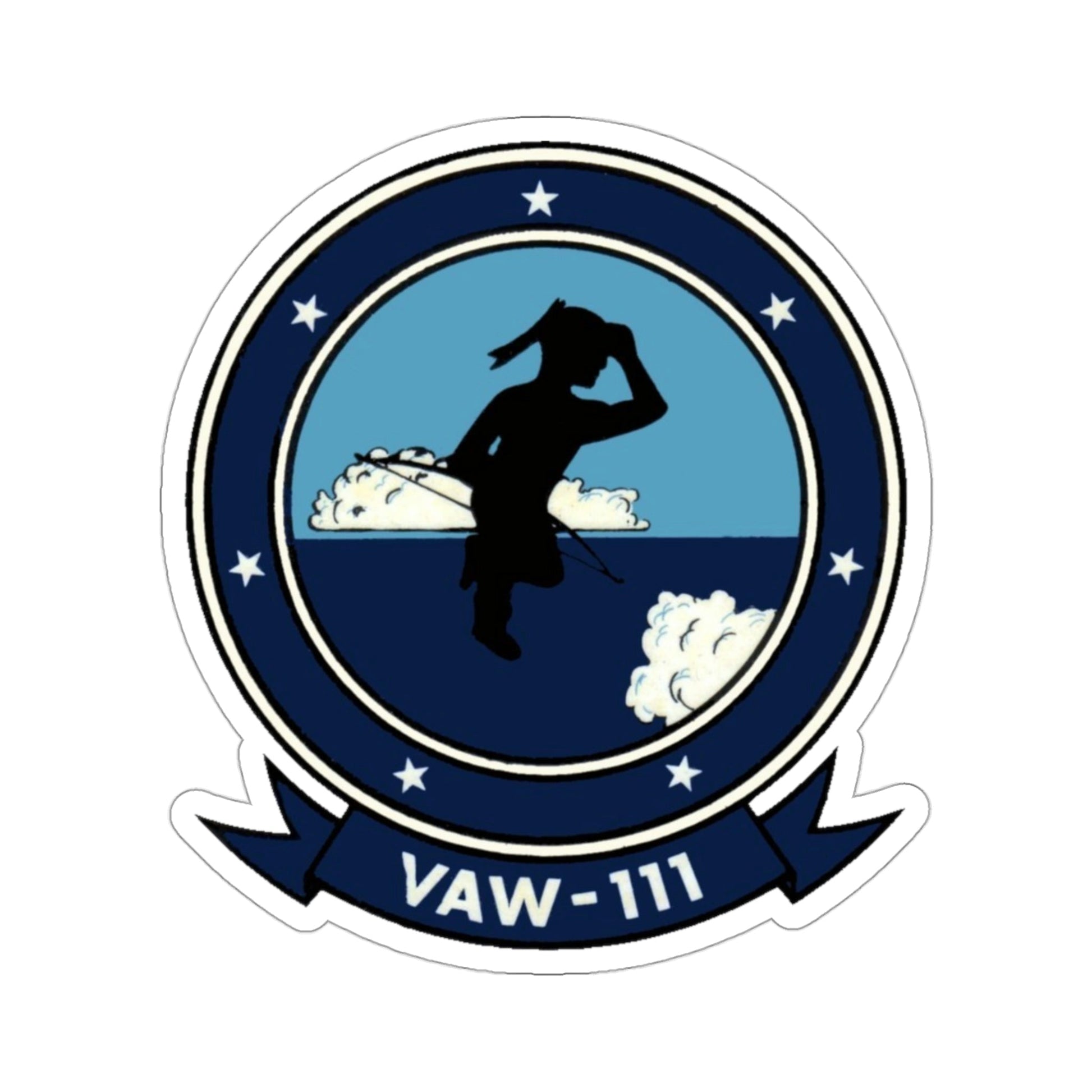 VAW 111 (U.S. Navy) STICKER Vinyl Die-Cut Decal-3 Inch-The Sticker Space