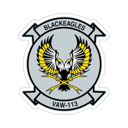 VAW 113 Blackeagles (U.S. Navy) STICKER Vinyl Die-Cut Decal-3 Inch-The Sticker Space