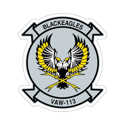 VAW 113 Blackeagles (U.S. Navy) STICKER Vinyl Die-Cut Decal-5 Inch-The Sticker Space