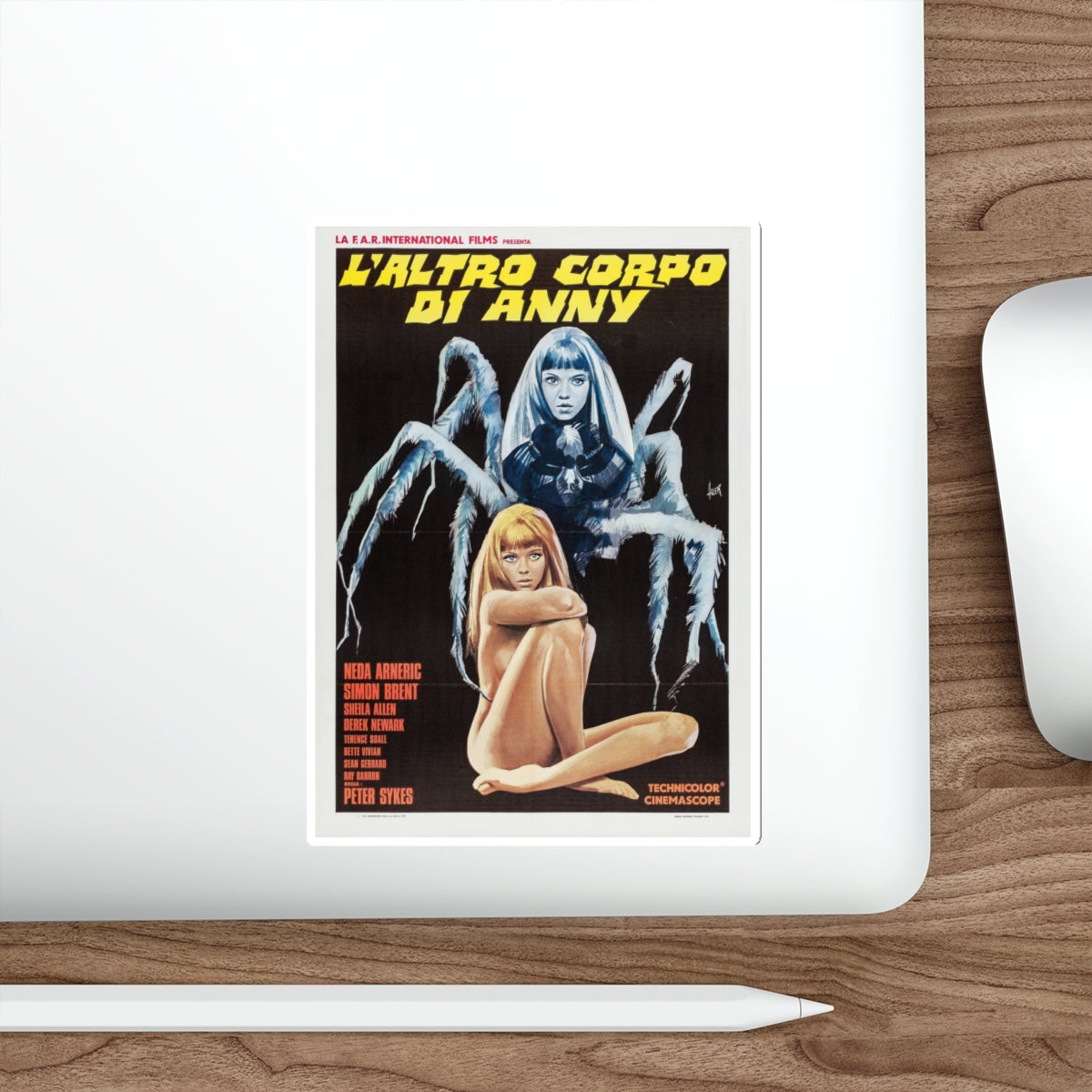 VENOM (ITALIAN) 1981 Movie Poster STICKER Vinyl Die-Cut Decal-The Sticker Space