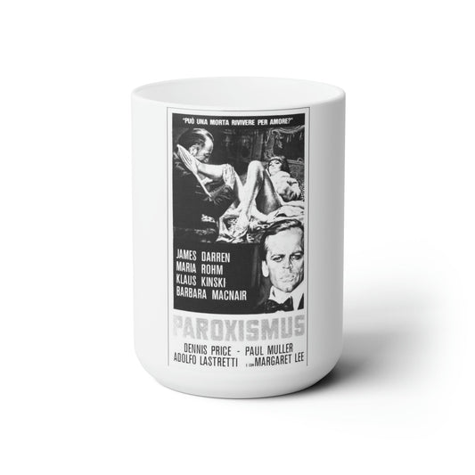 VENUS IN FURS (Franco 2) 1969 Movie Poster - White Coffee Cup 15oz-15oz-The Sticker Space