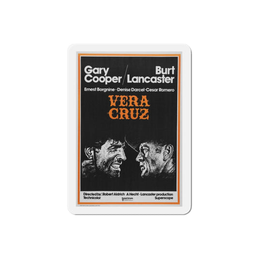 Vera Cruz 1954 Movie Poster Die-Cut Magnet-2 Inch-The Sticker Space