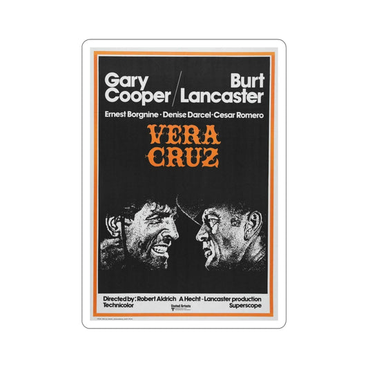 Vera Cruz 1954 Movie Poster STICKER Vinyl Die-Cut Decal-6 Inch-The Sticker Space