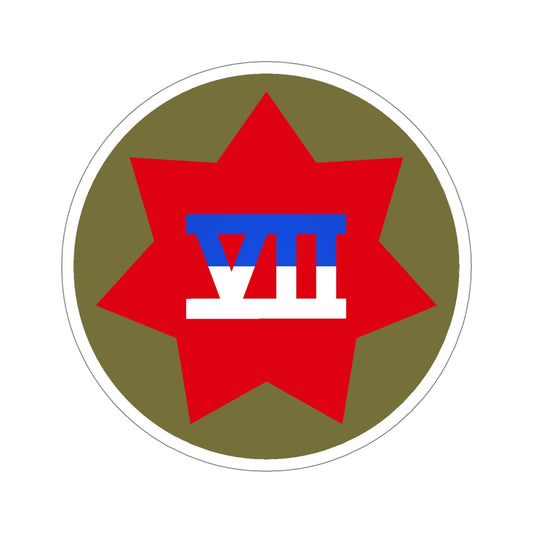 VII Corps (U.S. Army) STICKER Vinyl Die-Cut Decal-6 Inch-The Sticker Space