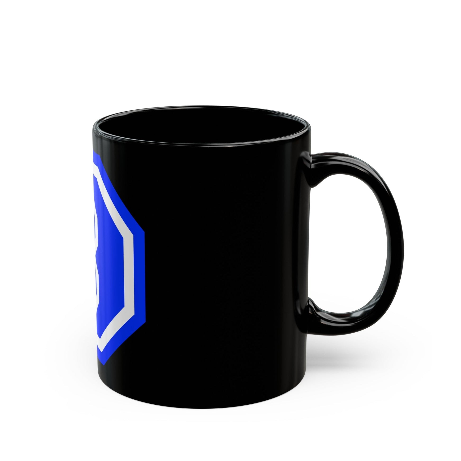 VIII Corps (U.S. Army) Black Coffee Mug-The Sticker Space