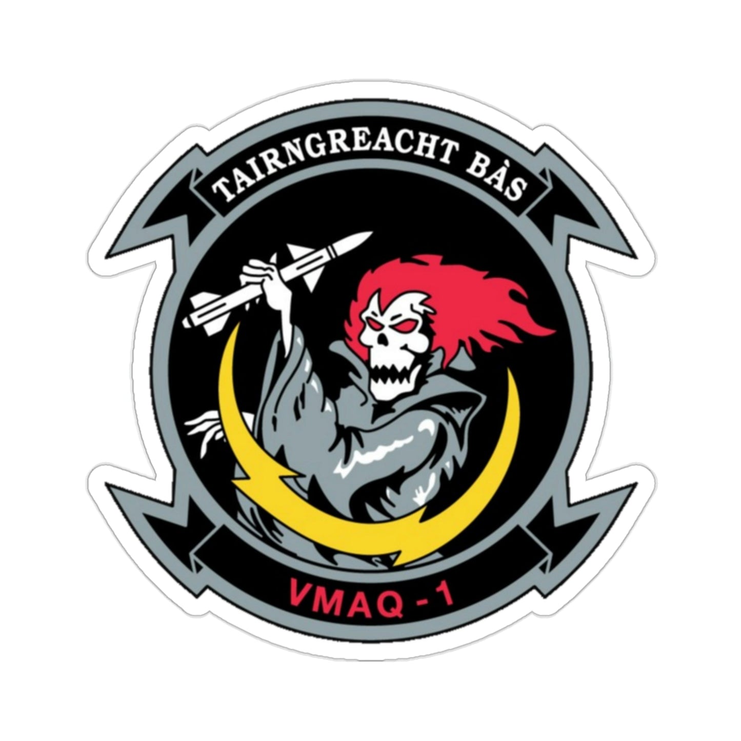 VMAQ 1 Marine Tactical Electronic Warfare Squadron 1 (USMC) STICKER Vinyl Die-Cut Decal-2 Inch-The Sticker Space