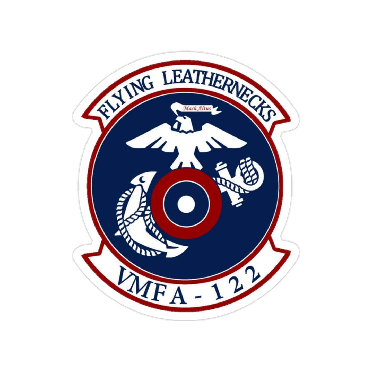VMFA 122 Marine Fighter Attack Squadron 122 (USMC) Transparent STICKER Die-Cut Vinyl Decal-2 Inch-The Sticker Space