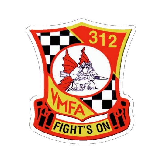 VMFA 312 Marine Fighter Attack Squadron 312 (USMC) STICKER Vinyl Die-Cut Decal-6 Inch-The Sticker Space