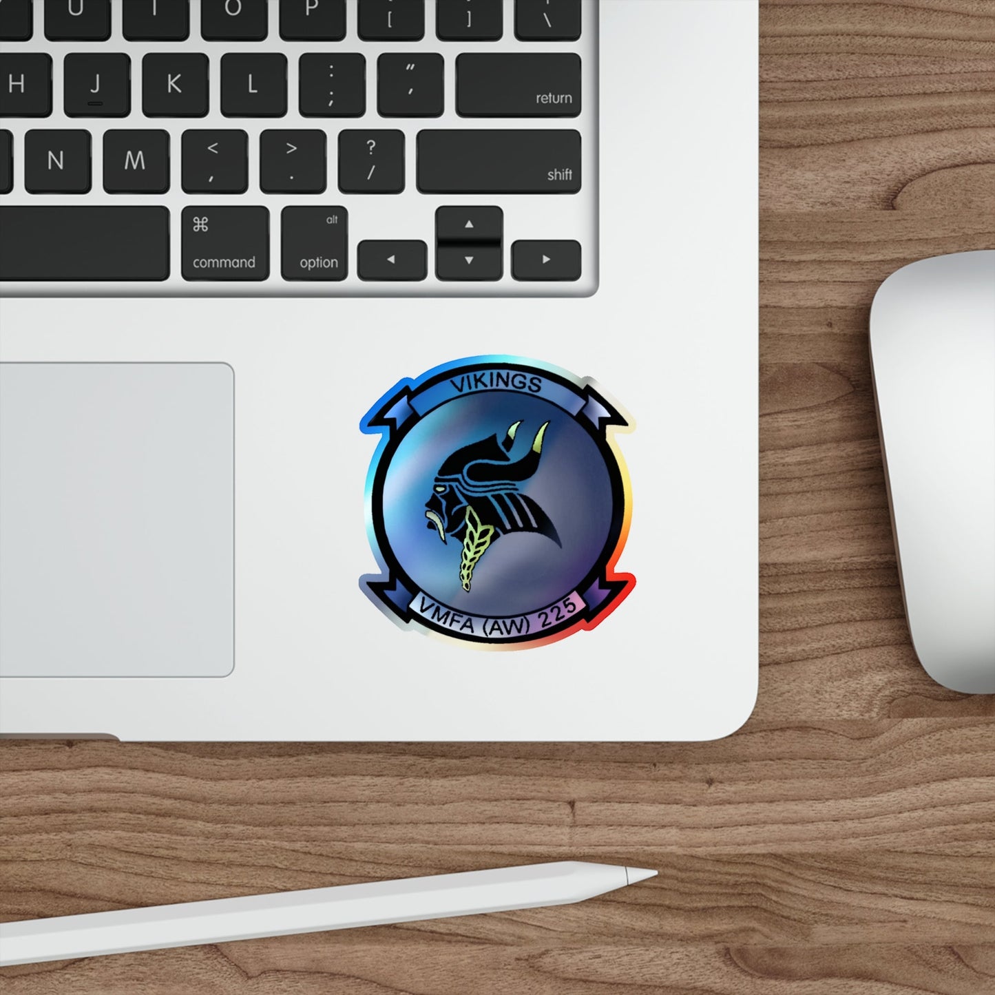 VMFAAW 225 Marine All Weather Fighter Attack Squadron 225 (USMC) Holographic STICKER Die-Cut Vinyl Decal-The Sticker Space