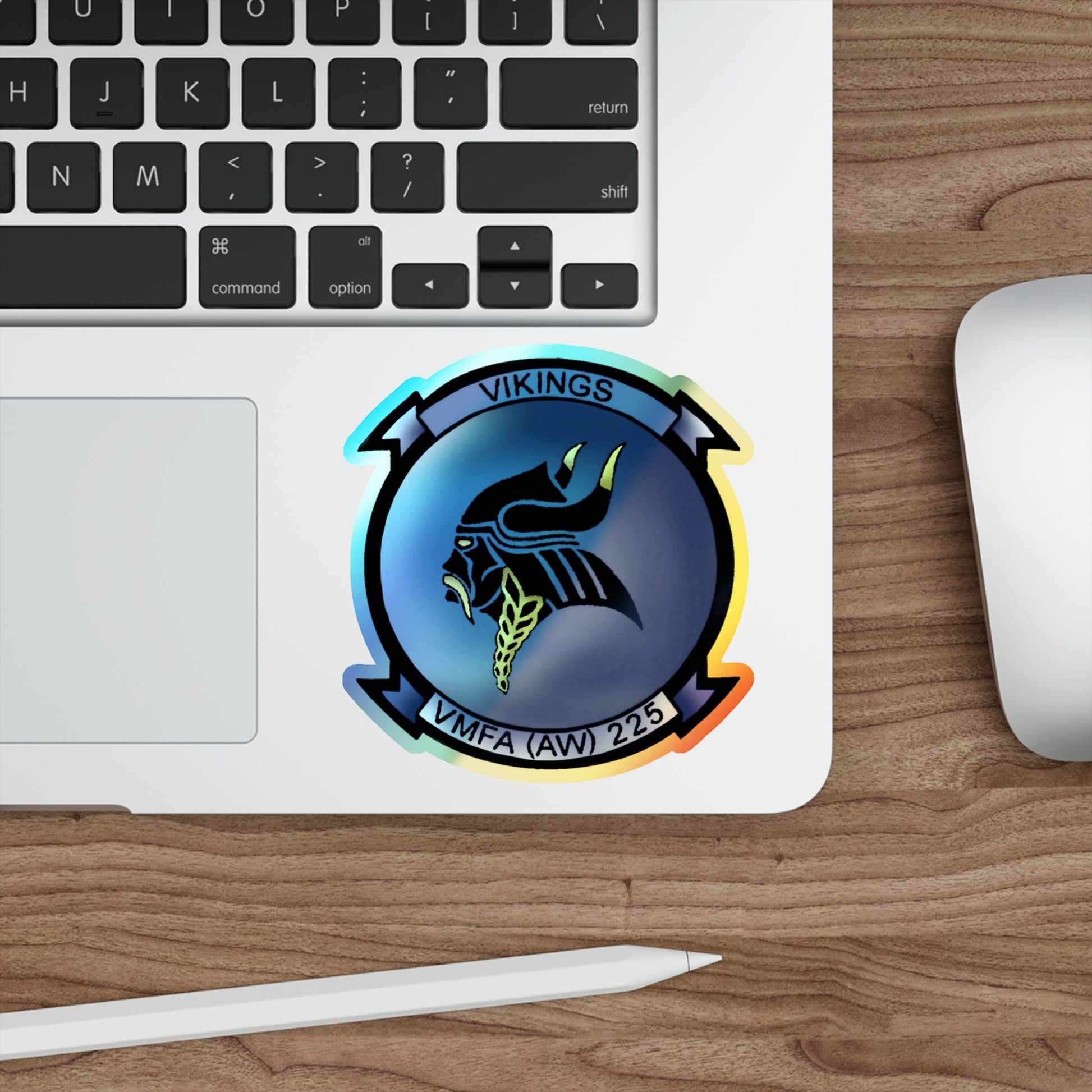 VMFAAW 225 Marine All Weather Fighter Attack Squadron 225 (USMC) Holographic STICKER Die-Cut Vinyl Decal-The Sticker Space