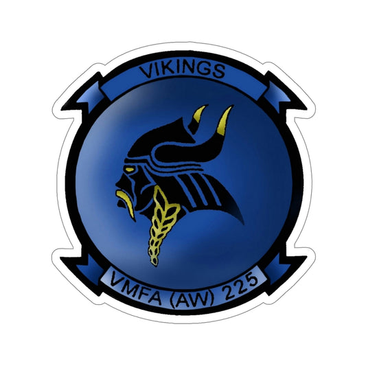 VMFAAW 225 Marine All Weather Fighter Attack Squadron 225 (USMC) STICKER Vinyl Die-Cut Decal-6 Inch-The Sticker Space