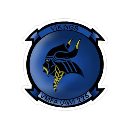 VMFAAW 225 Marine All Weather Fighter Attack Squadron 225 (USMC) Transparent STICKER Die-Cut Vinyl Decal-2 Inch-The Sticker Space