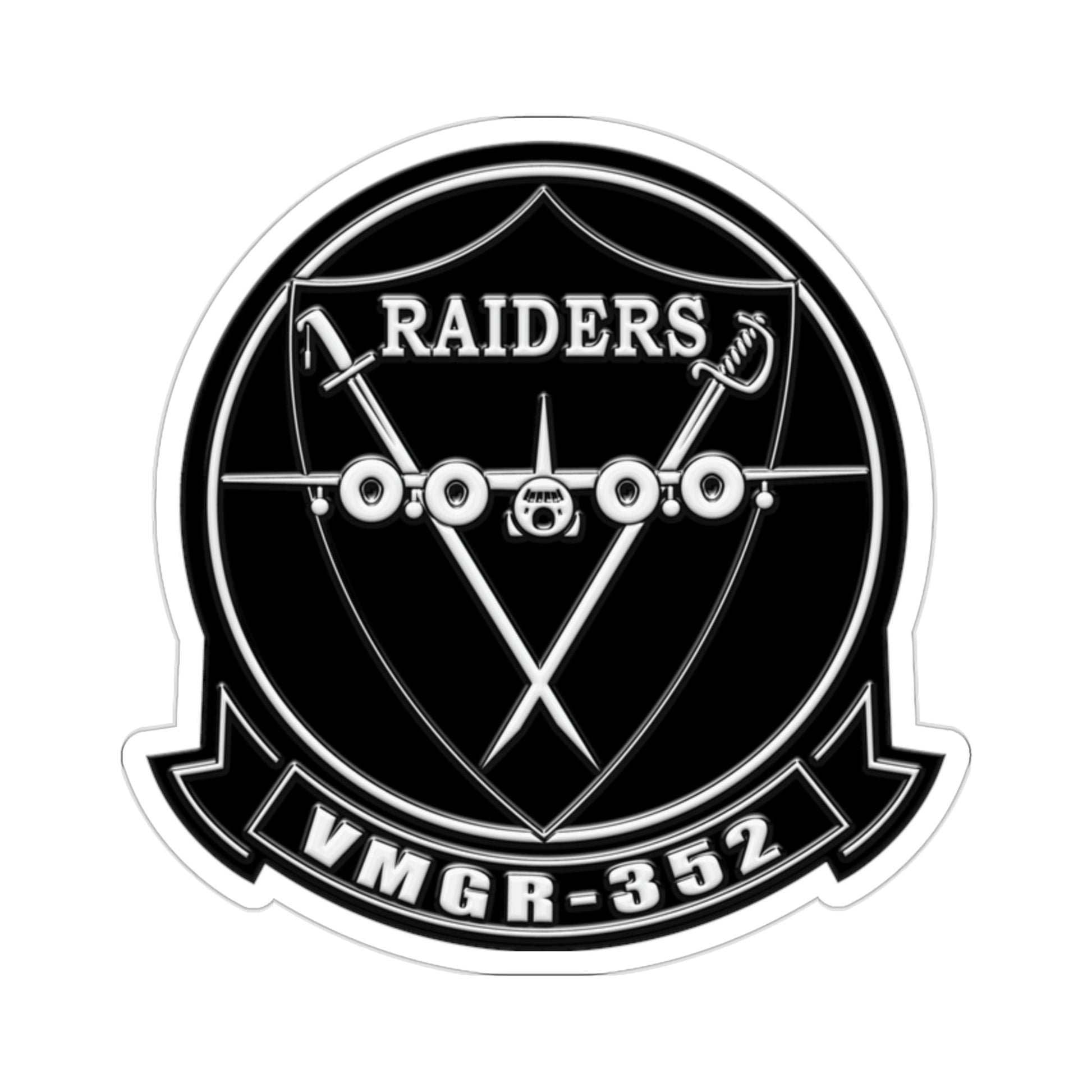 VMGR 352 Raiders (USMC) STICKER Vinyl Die-Cut Decal-2 Inch-The Sticker Space