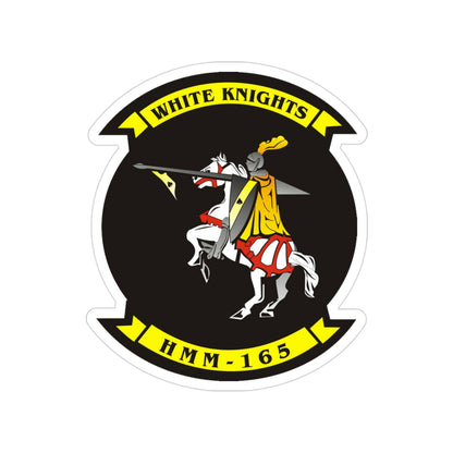 VMM 165 Marine Medium Tiltrotor Squadron 165 White Knights (USMC) Transparent STICKER Die-Cut Vinyl Decal-3 Inch-The Sticker Space